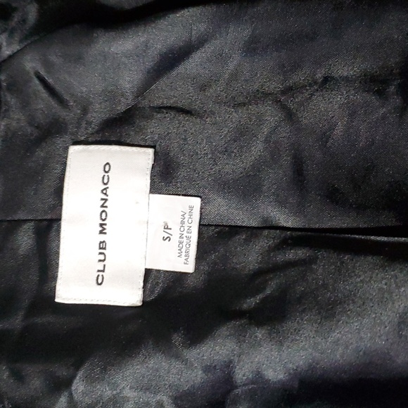 CLUB MONACO DOUBLE BRESTED TRENCH COAT. SIZE S - Picture 9 of 10